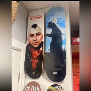 HUF Godzilla skateboard deck 8.25